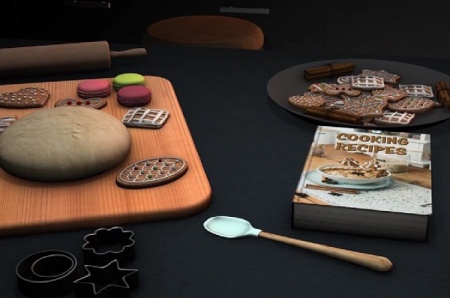 پروژه پریمیر تیزر تبلیغاتی کتاب آشپزی Cooking Recipe Book Promo