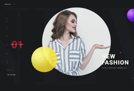 پروژه افتر افکت اسلایدشو تبلیغات فشن Fashion Promotion Slideshow