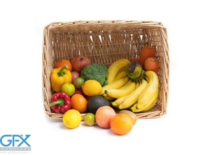 عکس استوک سبد میوه
