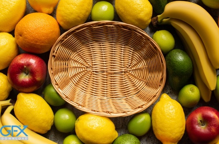 عکس سبد میوه خالی