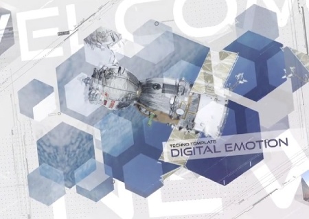 دانلود پروژه افتر افکت اسلایدشو دیجیتالی با طرح چند ضلعی