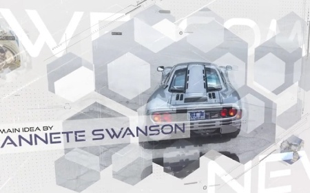 دانلود پروژه اسلایدشو افتر افکت دیجیتالی با طرح چند ضلعی