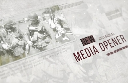 پروژه افتر افکت اسلایدشو تاریخی Shadows Of Past Historical Slideshow