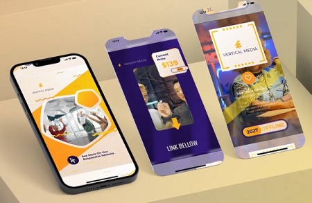 پروژه افتر افکت پست و استوری اینستاگرام آموزش آنلاین