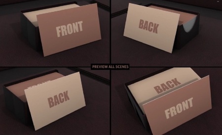 پروژه پریمیر کیت موکاپ کارت ویزیت Business Cards Mockup Kit