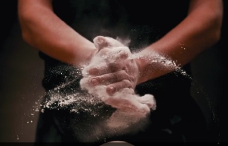 دانلود فوتیج درست کردن خمیر آرد Prepare Flour Dough