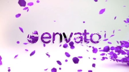 دانلود پروژه آماده افتر افکت نمایش لوگو با گلبرگ گل