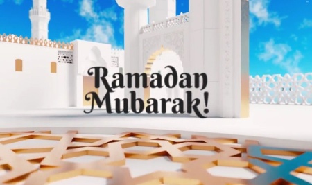 پروژه آماده پریمیر اینترو رمضان با تم سفید طلایی Ramadan Blessings