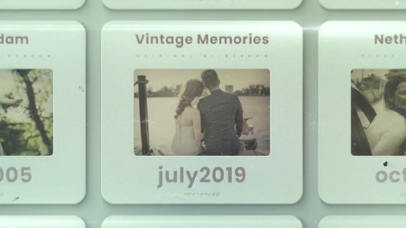 پروژه افتر افکت اسلایدشو با کارت های قدیمی Vintage Cards Slideshow