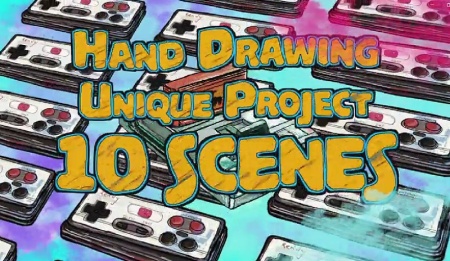 پروژه آماده افتر افکت عناوین انیمیشنی Animated Scenes And Titles