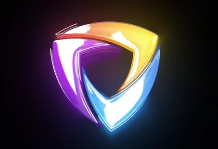 پروژه آماده افتر افکت لوگو موشن Black Lights Logo Animation