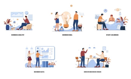 دانلود پروژه افتر افکت موشن گرافیک تجاری Business Discussion Animation