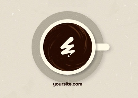 پروژه افتر افکت لوگوی تجاری کافی شاپ Coffee Logo Opener