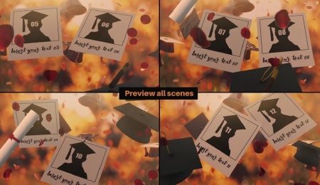 پروژه آماده پریمیر اسلایدشو روز فارغ التحصیلی Graduation Slideshow