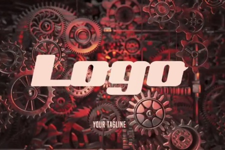 پروژه آماده پریمیر لوگو سه بعدی صنعتی Industrial 3D Metal Logo Intro