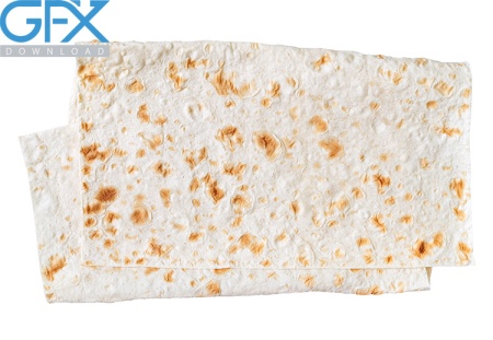 عکس نان لواش از نمای بالا برای طراحی و تبلیغات