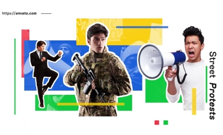 پروژه افتر افکت اینترو به سبک کلاژ Minimal Collage Intro