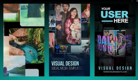 پروژه اسلایدشو افتر افکت سه بعدی Photo In 3D Spaces Slideshow