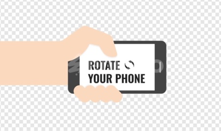 فوتیج و کلیپ آماده چرخاندن گوشی 4k کروماکی