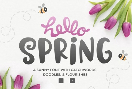 دانلود فونت انگلیسی بهاری