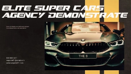 دانلود پروژه افتر افکت نمایشگاه ماشین Supercars Exhibition