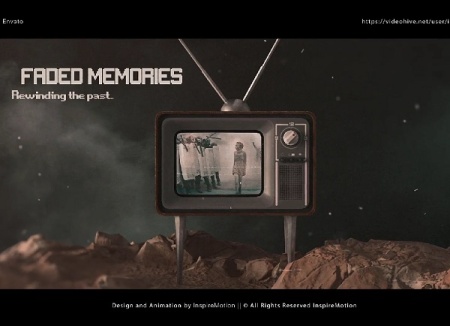 پروژه افتر افکت موکاپ ویدئویی تلویزیون قدیمی Old VHS TV Display