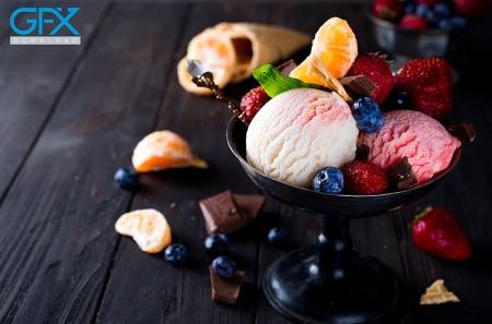 عکس بستنی لاکچری خوشمزه