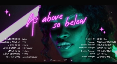 پروژه آماده افتر افکت تایپوگرافی سینمایی Cinematic Vibes Typography