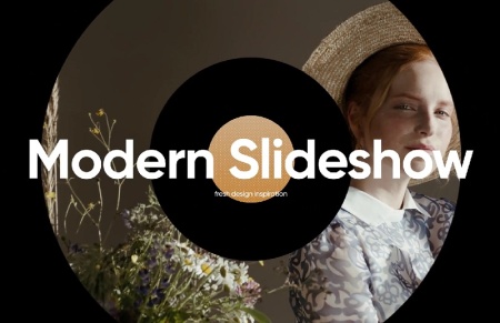 پروژه افتر افکت اسلایدشو دایره Circle Modern Video Slideshow