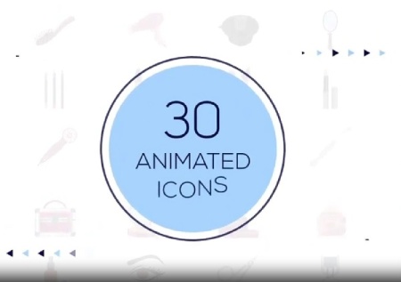 پروژه افتر افکت آیکون های لوازم آرایشی Cosmetic and Makeup Icons