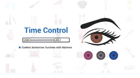 پروژه افتر افکت آیکون های میکاپ Cosmetic and Makeup Icons