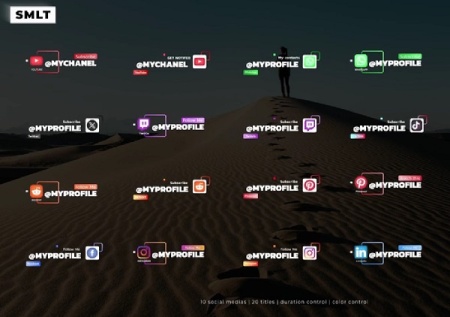 پروژه پریمیر زیرنویس های دیجیتالی Digital Content Lower Thirds