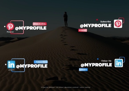 پروژه آماده پریمیر زیرنویس های دیجیتالی Digital Content Lower Thirds