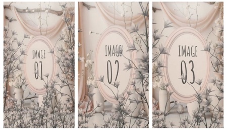 پروژه افتر افکت عمودی برای ساخت ویدیو احساسی با قاب‌های معلق