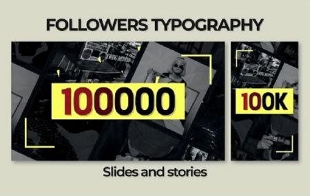 دانلود پروژه افتر افکت تایپوگرافی شبکه های اجتماعی Social Media Typography