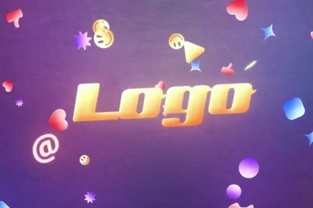 پروژه پریمیر نمایش لوگو با اشکال هندسی Crazy Shapes Logo Intro