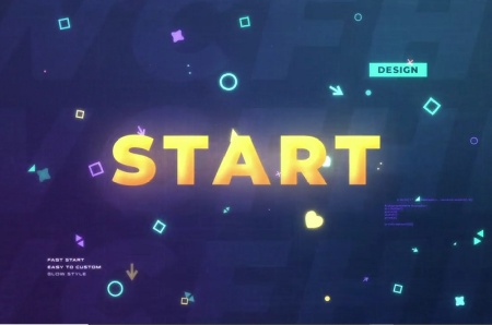 پروژه آماده پریمیر نمایش لوگو با اشکال هندسی Crazy Shapes Logo Intro