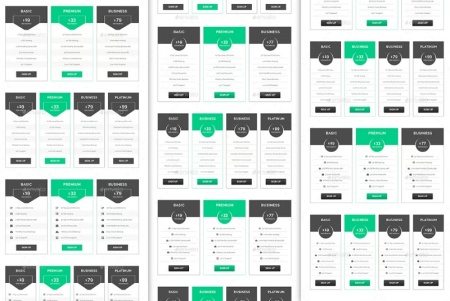 مجموعه جدول و لیست قیمت لایه باز