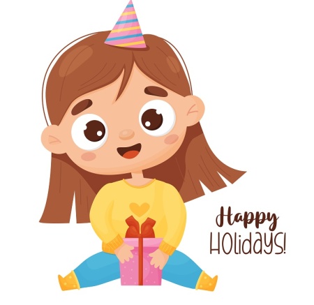 وکتور دختر بچه ناز با ژست فانتزی و لباس‌ رنگارنگ،