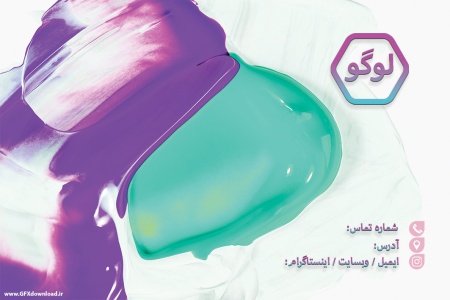 نمونه کارت ویزیت ناخن کار حرفه‌ای با پس‌زمینه صورتی و طراحی مدرن