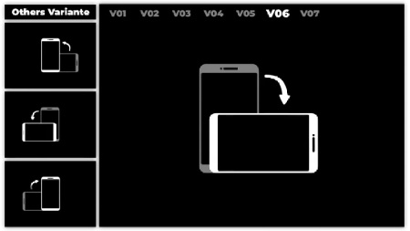 موکاپ آماده پریمیر گوشی چرخشی Rotate Phone Pack