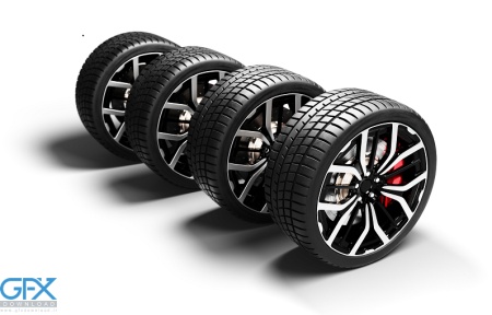 طرح تبلیغاتی گرافیکی با تصویر لاستیک مناسب طراحی بنر و پوستر