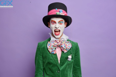تصویر joker با افکت سینمایی مناسب طراحی گرافیکی