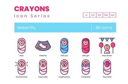 دانلود آیکون‌ کودک و نوزاد