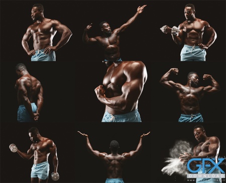 مجموعه تصاویر حرفه‌ای بدنسازی مناسب چاپ و تبلیغات