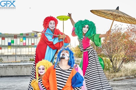 عکس هنری دلقک مخصوص طراحی پوستر یا بنر تبلیغاتی