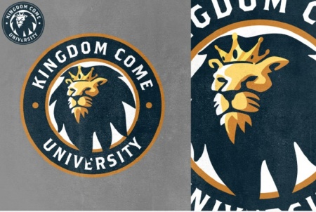 لوگوی طلایی سر شیر با طراحی لوکس مناسب برندهای لاکچری