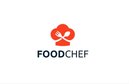 نماد و لوگو غذاخوری با آیکون چنگال و قاشق