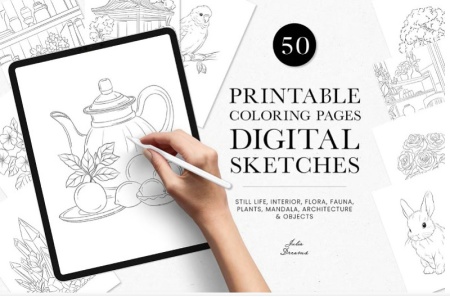 طرح‌های آماده و قابل چاپ رنگ آمیزی کودکان