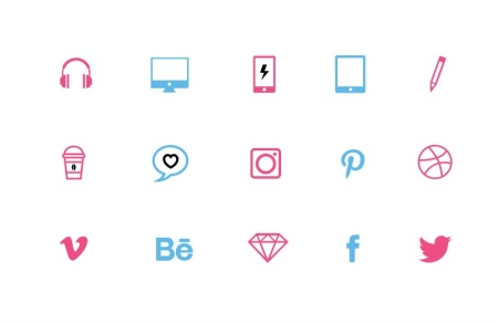 مجموعه آیکون‌های شبکه اجتماعی لایه باز با کیفیت بالا